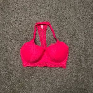 PINK lace bralette